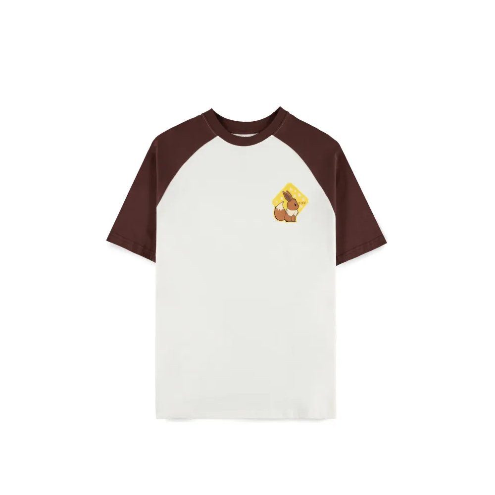 POKÉMON T-Shirt Eevee Short Sleeved Raglan T-Shirt