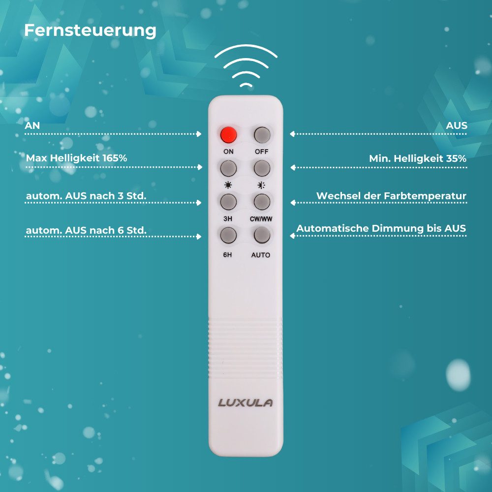 LUXULA LED Solarleuchte LUXULA LED Solar-Hängeleuchte 500 lm, Farbwechsler
