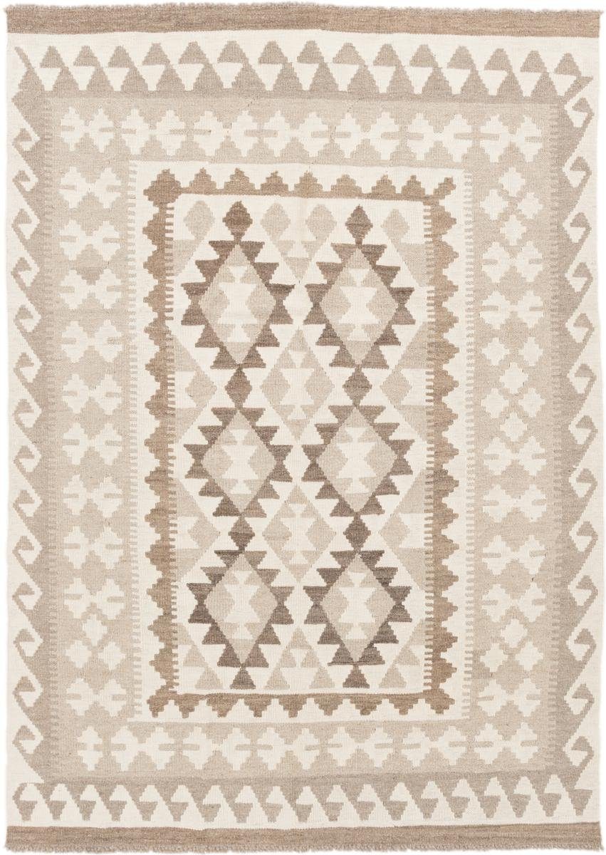 Orientteppich Kelim Afghan Heritage 126x178 Handgewebter Moderner Orientteppich, Nain Trading, rechteckig, Höhe: 3 mm | Kurzflor-Teppiche