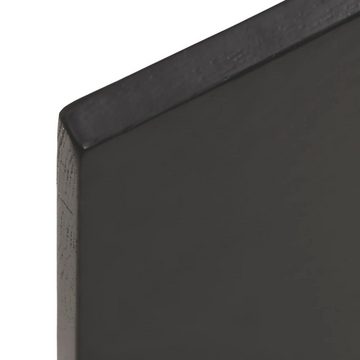 furnicato Tischplatte Dunkelbraun 100x60x2 cm Massivholz Eiche Behandelt