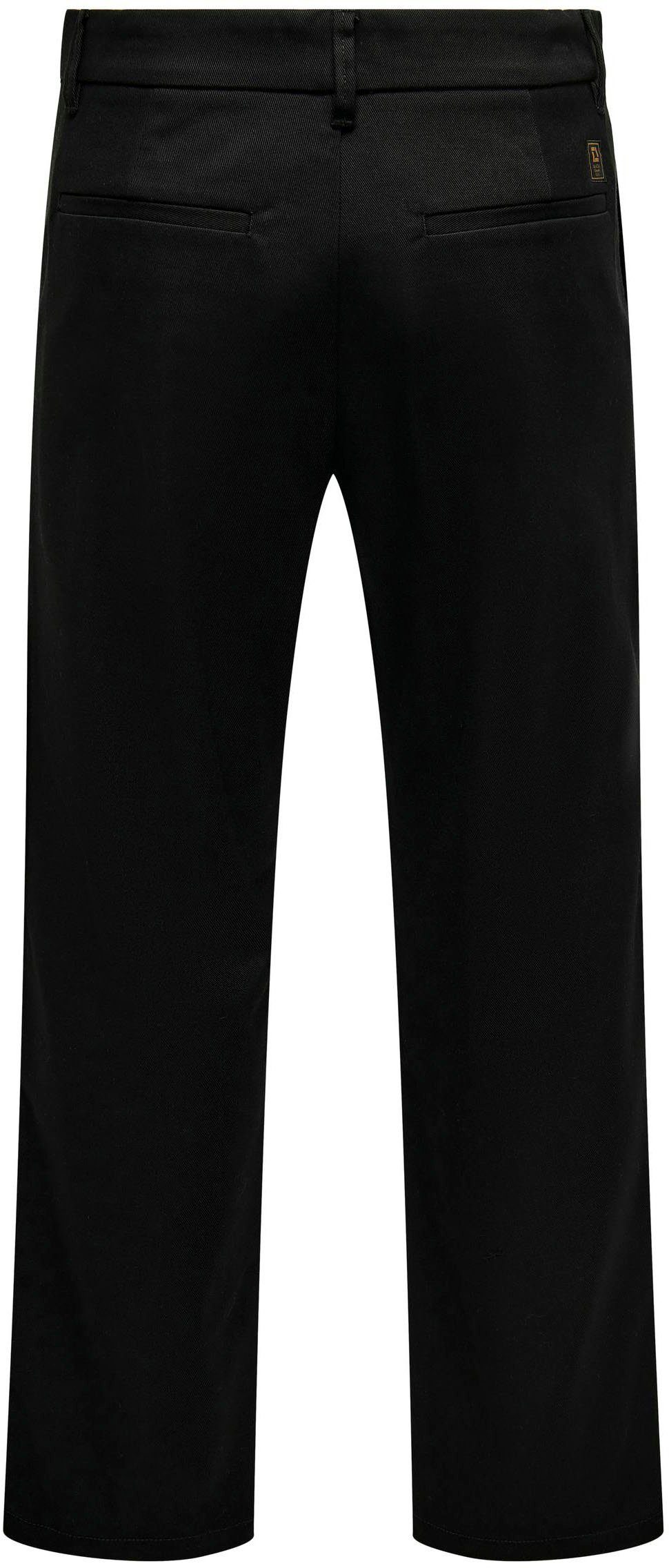 ONSEDGE-ED 4468 OS black ONLY LOOSE SONS & PANT Chinohose