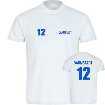multifanshop T-Shirt Kinder Darmstadt - Trikot 12 - Boy Girl