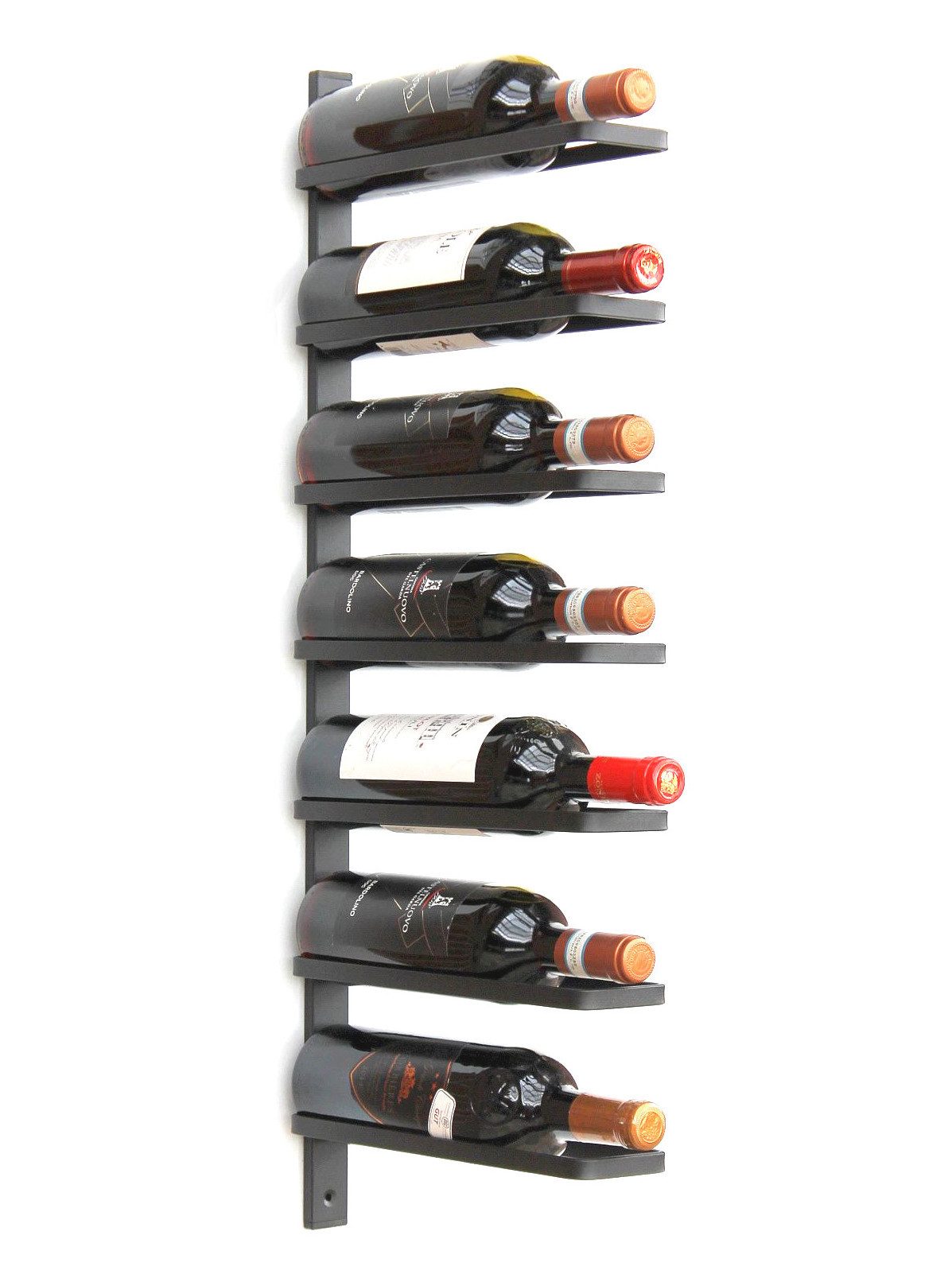 DanDiBo Weinregal Metall Wand Schwarz 93885 günstig online kaufen