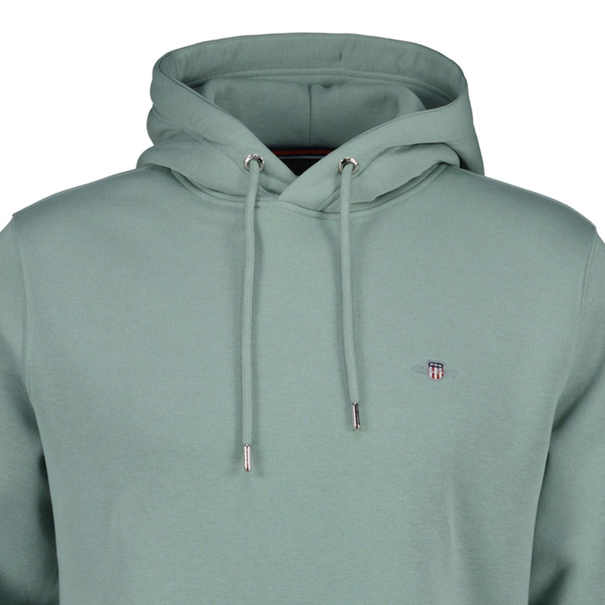 Gant Sweatshirt Herren Sweatshirt Baumwolle REGULAR SHIELD HOODIE günstig online kaufen