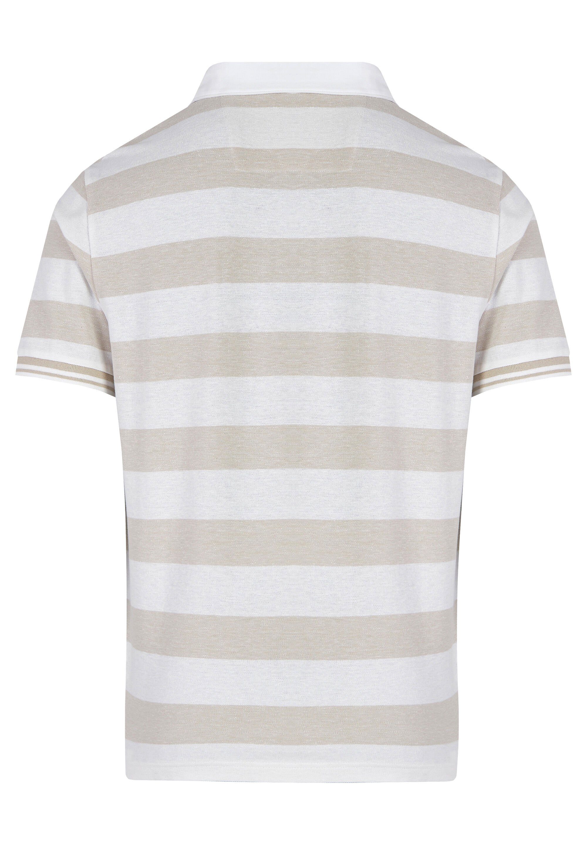 HECHTER PARIS Poloshirt Blockstreifendesign sand