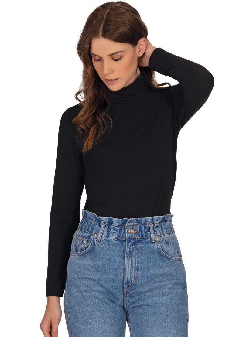 Trigema Rollkragenshirt TRIGEMA Rollkragen-Shirt aus elastischer günstig online kaufen