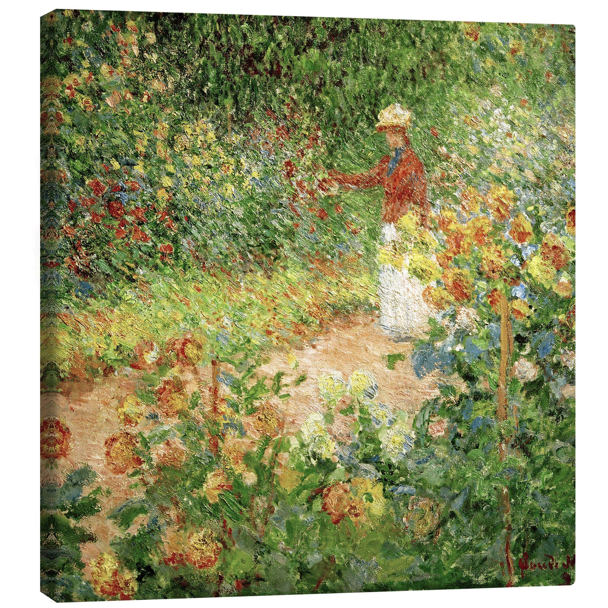 Posterlounge Leinwandbild Claude Garten in Giverny