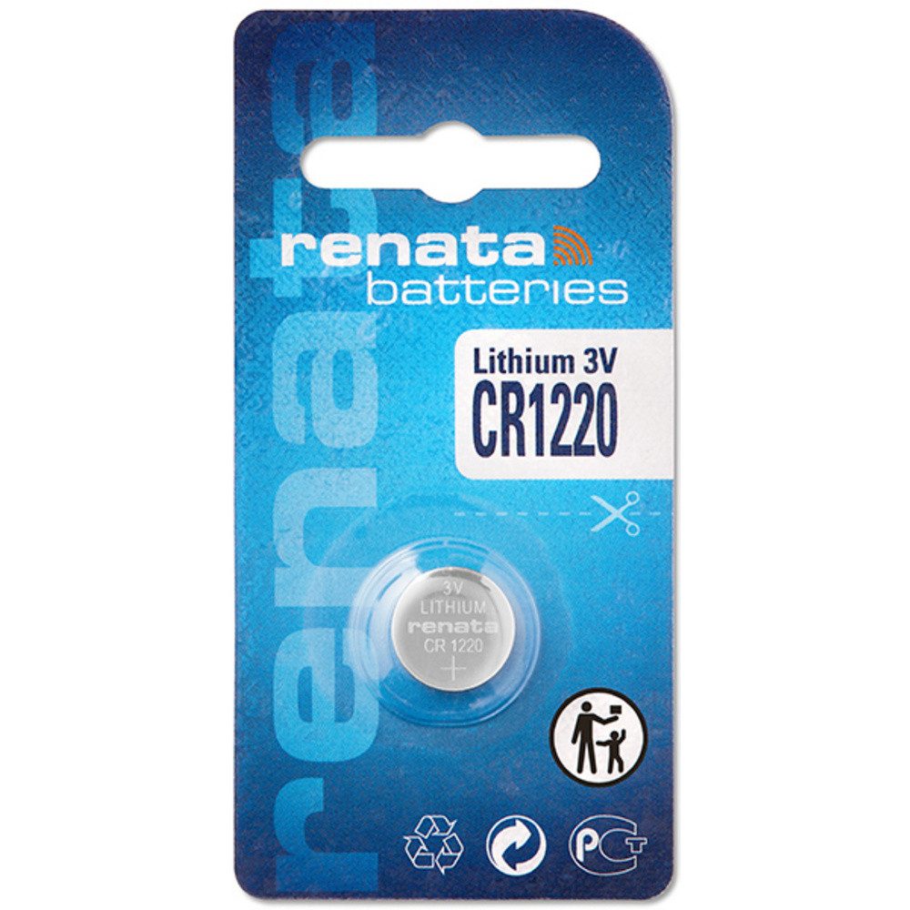 Renata Renata Knopfzelle CR1220 3 V 1 St. 35 mAh Lithium CR1220 MFR Knopfzelle