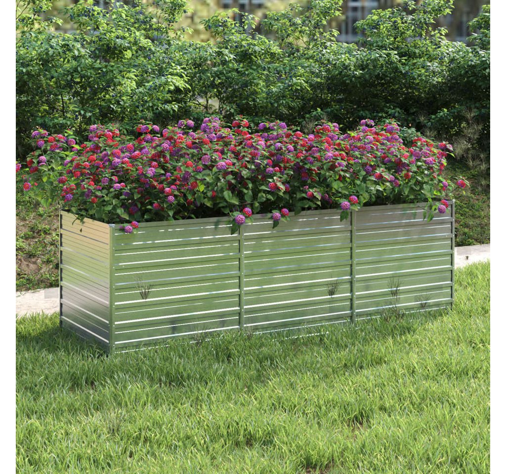 Thumbnail - vidaXL Hochbeet, Garten-Hochbeet 240x80x77 cm Verzinkter Stahl Silbern