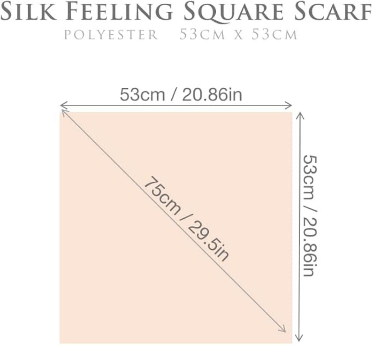 Coonoor Seidentuch Seidentuch Stirnband Quadratischer Haar-Bandanas-Schal f günstig online kaufen
