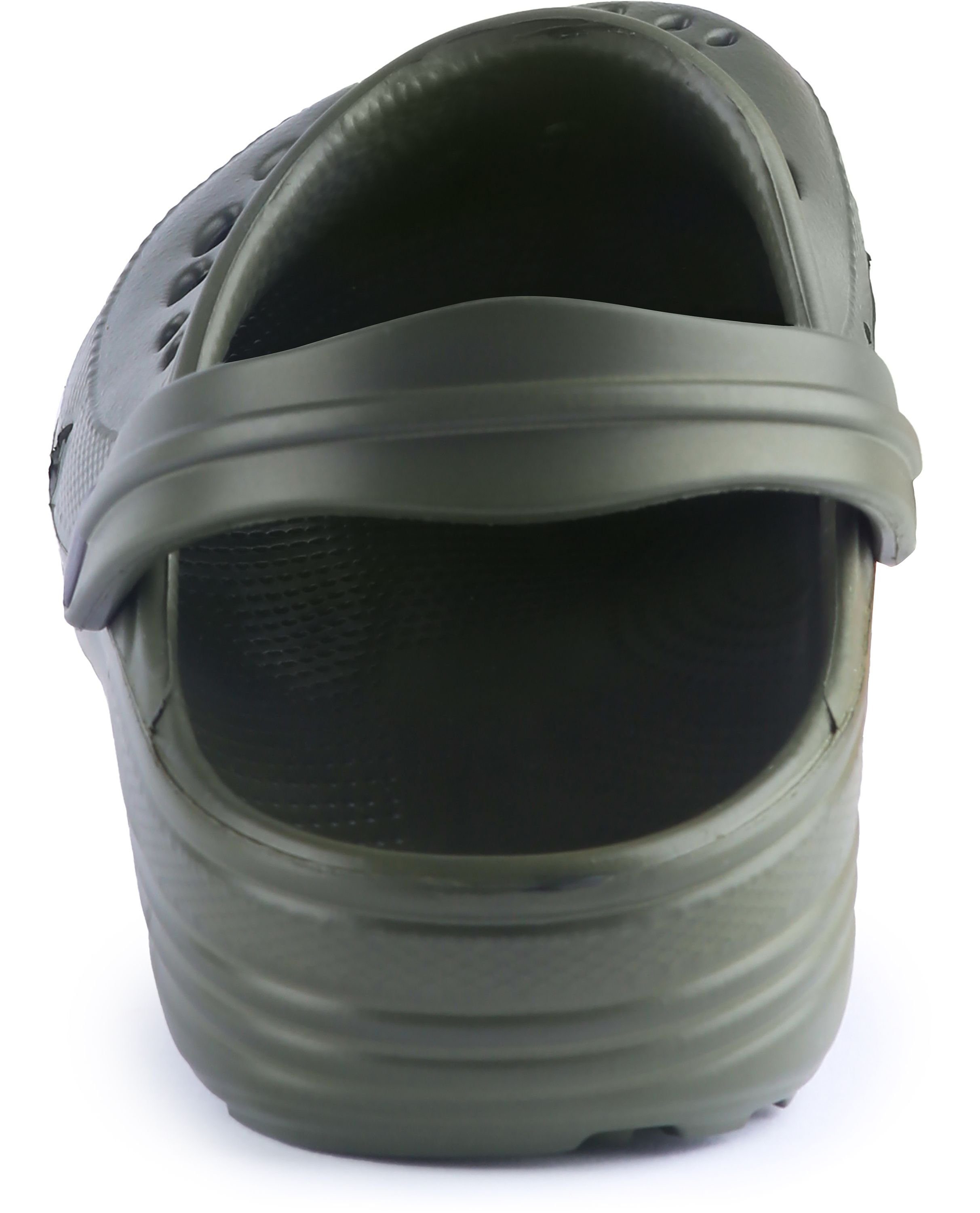 Ladeheid Damen und Herren leichte Eva Clogs mit Fersenriemen Gartenclogs Clog