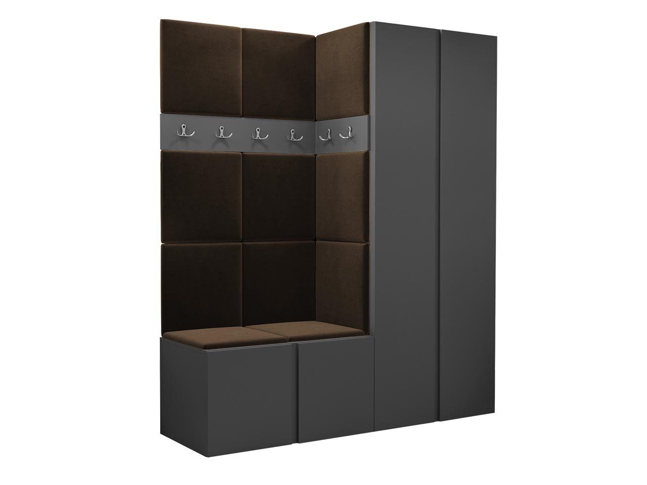 MIRJAN24 Garderoben-Set Orion III, (Komplett-Set, Kleiderschrank, günstig online kaufen