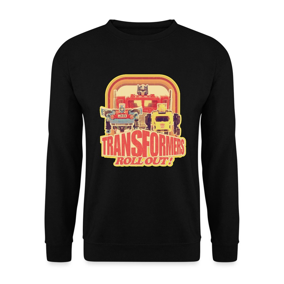 Spreadshirt Sweatshirt Transformers G1 Autobots Roll Out Retro-Design Unisex Pullover (1-tlg)