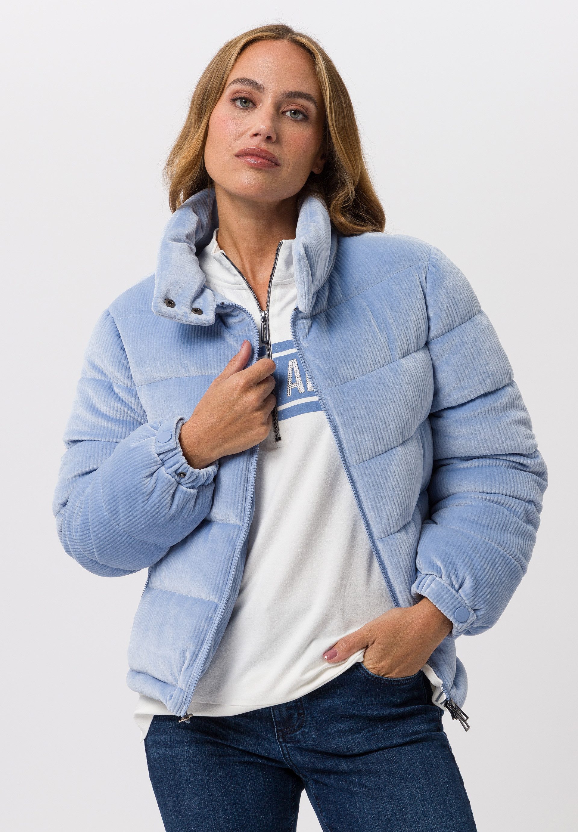 TUZZI Steppjacke in softer Cordoptik