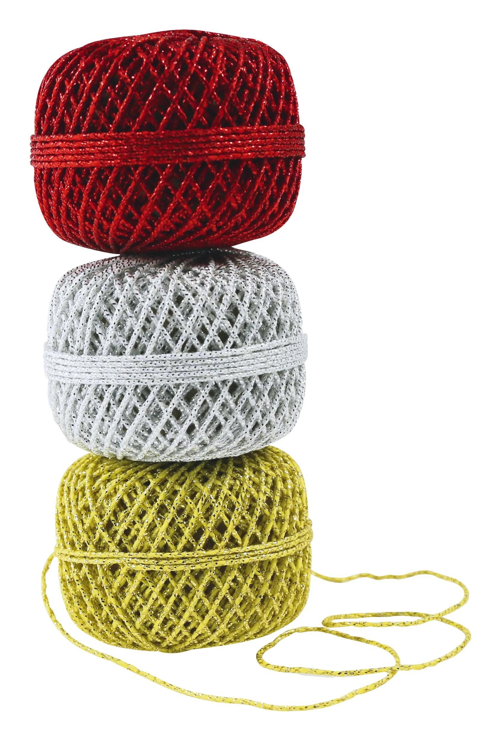 CLAIREFONTAINE Geschenkband Set mit 10 Geschenkkordeln 20mx1mm - Gold 601475C, Kordel