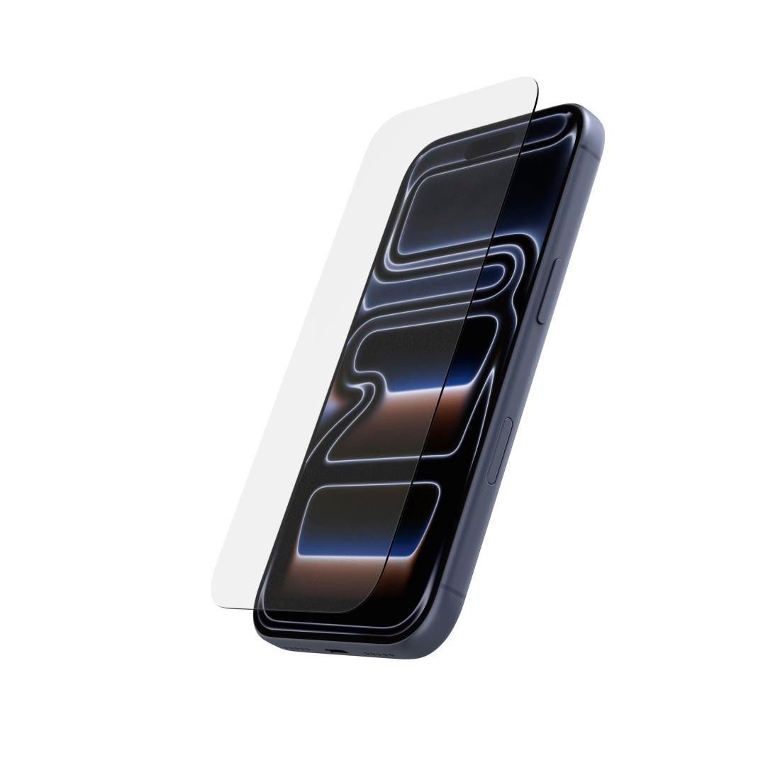 Hama Displayschutzglas Displayschutz für iPhone 17 Pro (Panzerglas, ultraklar, Montagehilfe)