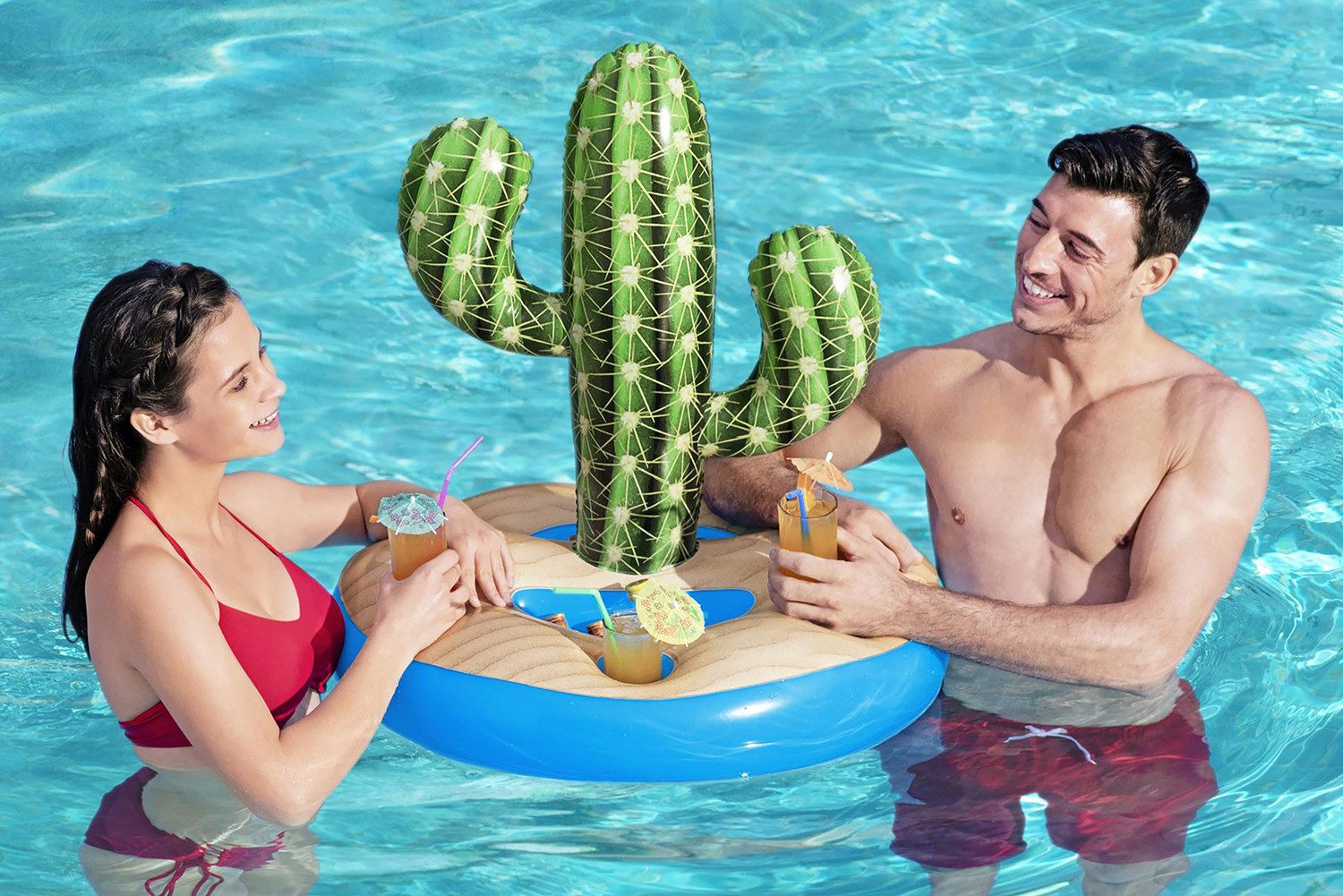 Bestway Aufblasbares Partyzubehör Getränkehalter Kaktus 94 günstig online kaufen
