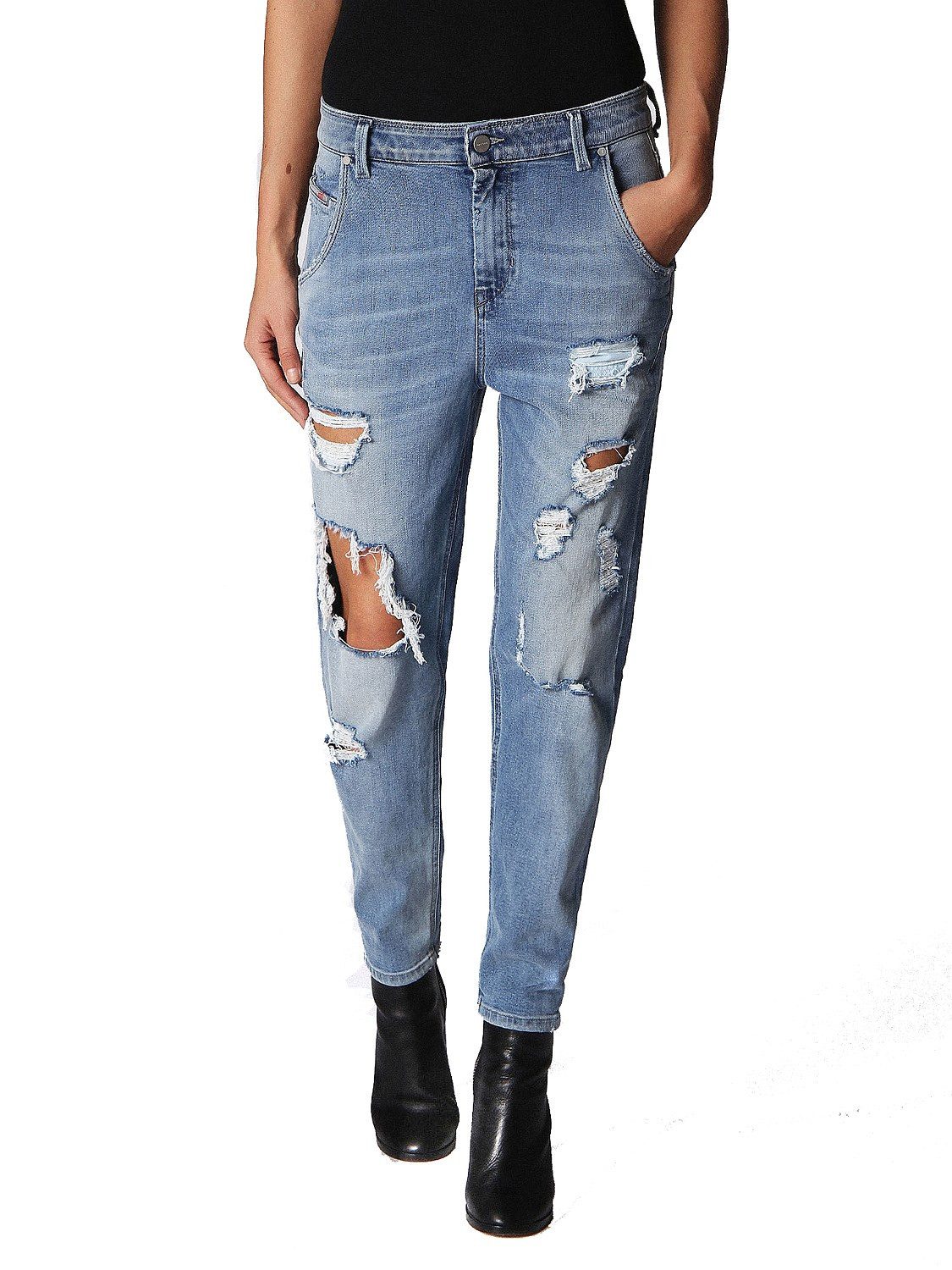 Diesel Boyfriend-Jeans Diesel Fayza EVO 084NU günstig online kaufen