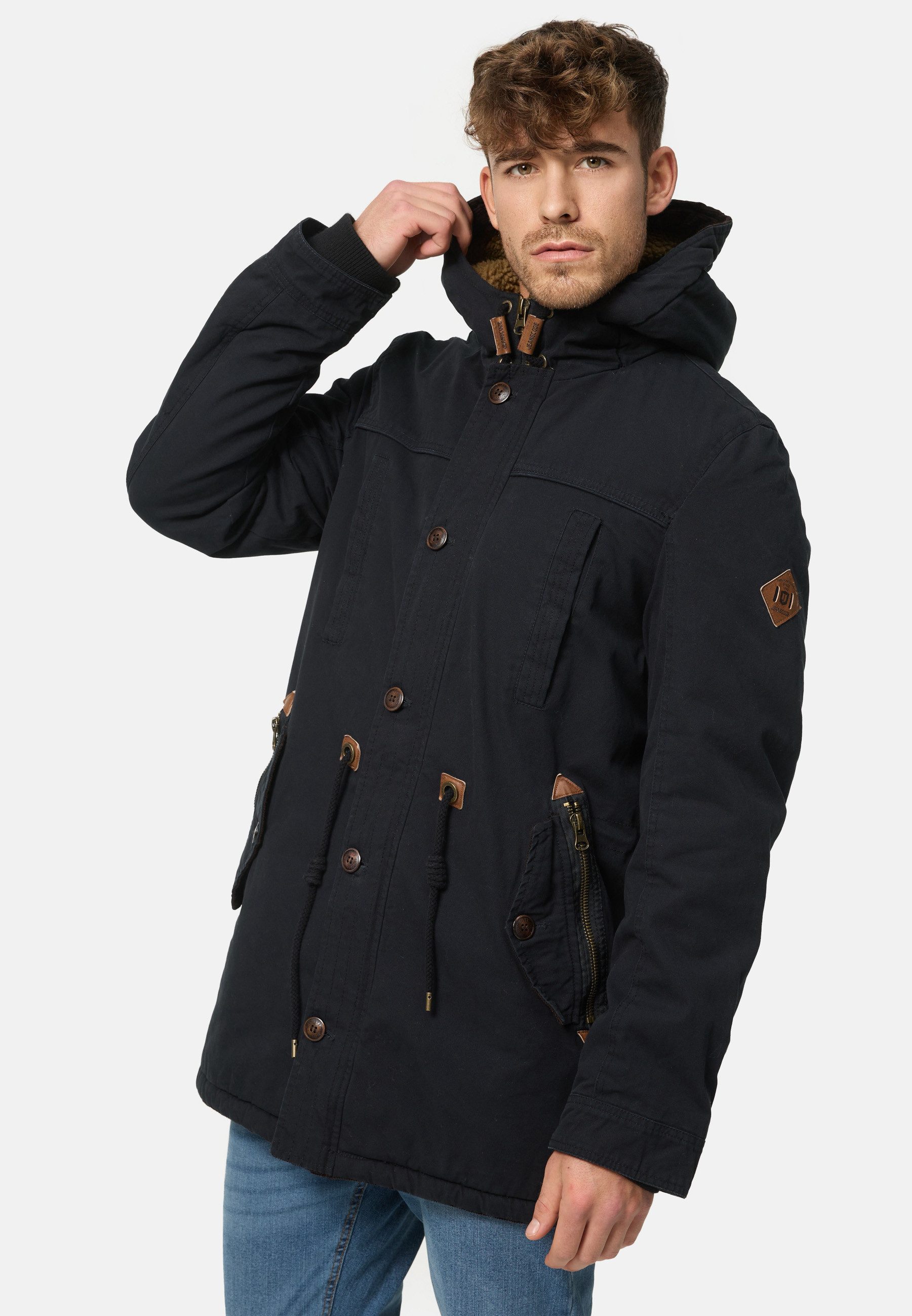 Indicode Winterjacke Herren Barge Jacke Winter Herrenjacke günstig online kaufen
