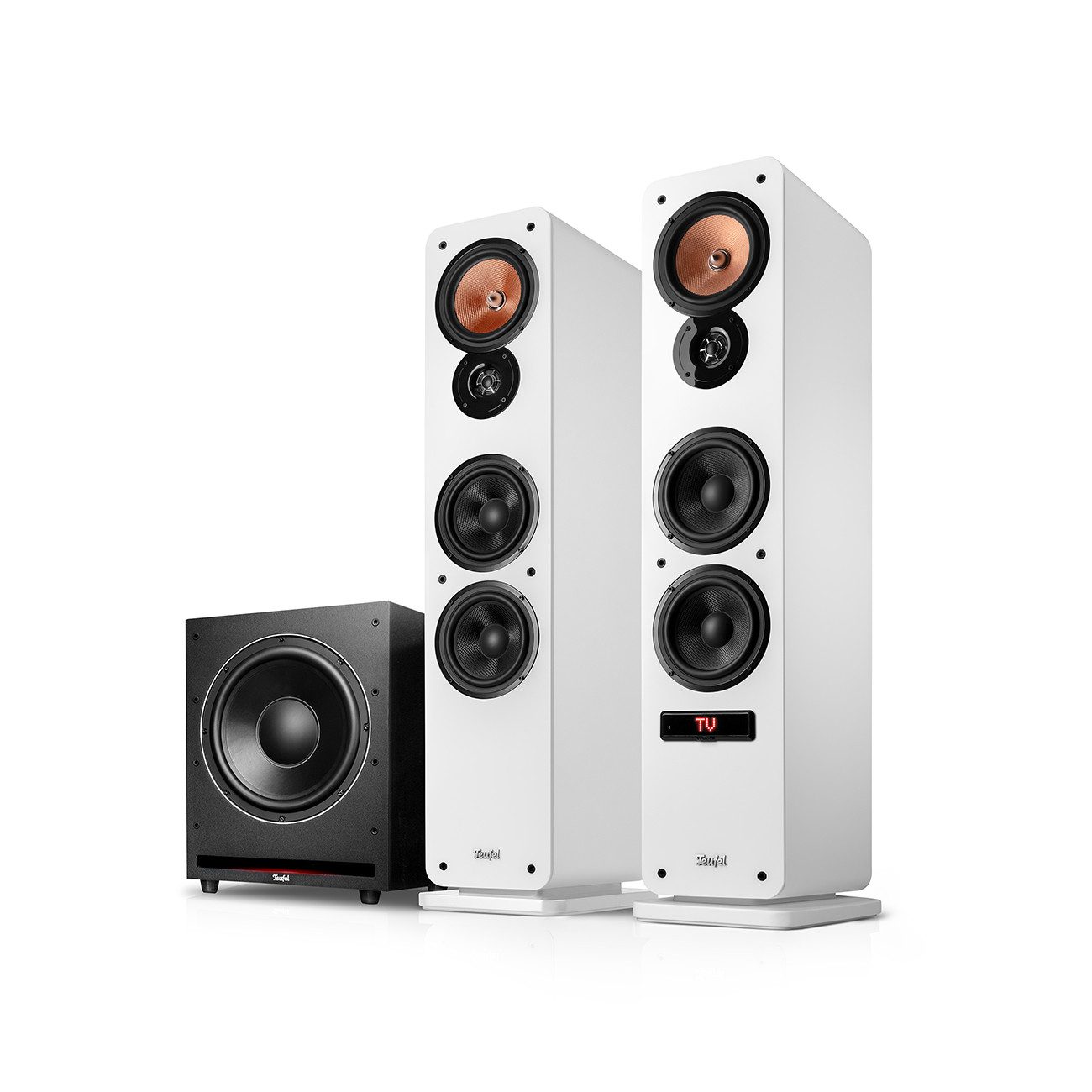 Teufel ULTIMA 40 AKTIV 3 Club Edition Lautsprechersystem (Bluetooth, 500 W, Dolby Digital, Dolby Pro Logic, Dynamore®, HDMI ARC, Bluetooth aptX)