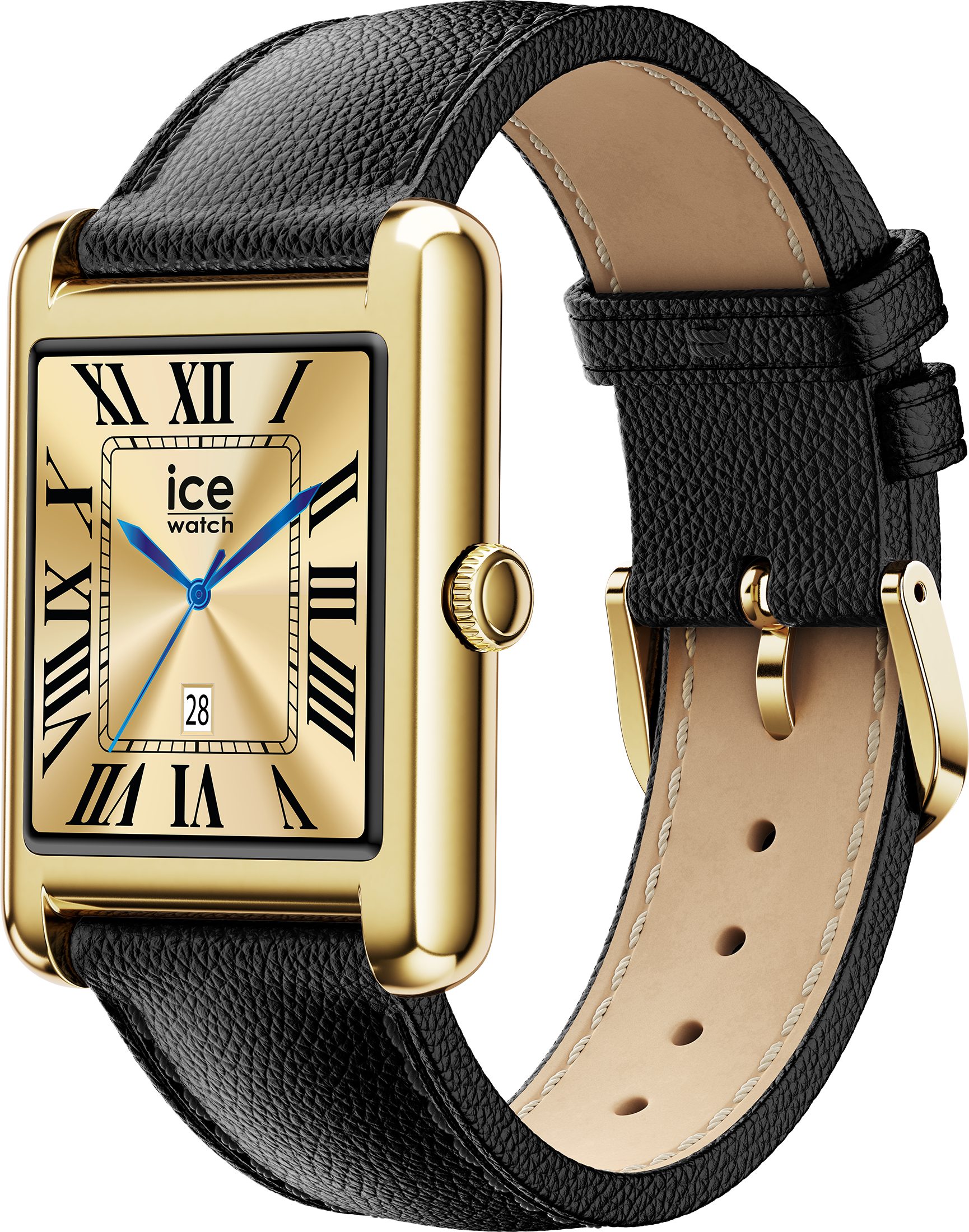 ice-watch Smartwatch, Armbanduhr, Damenuhr, Lederarmband, Bluetooth, digital