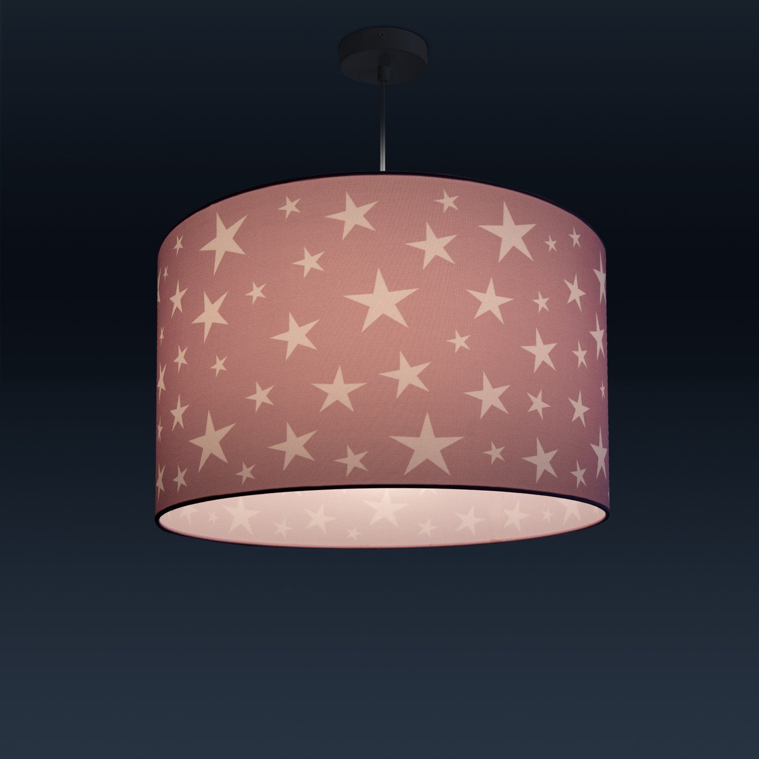 Paco Home Pendelleuchte Capri 315, ohne Leuchtmittel, Kinderlampe Deckenlampe LED Kinderzimmer Sternenhimmel Motiv E27