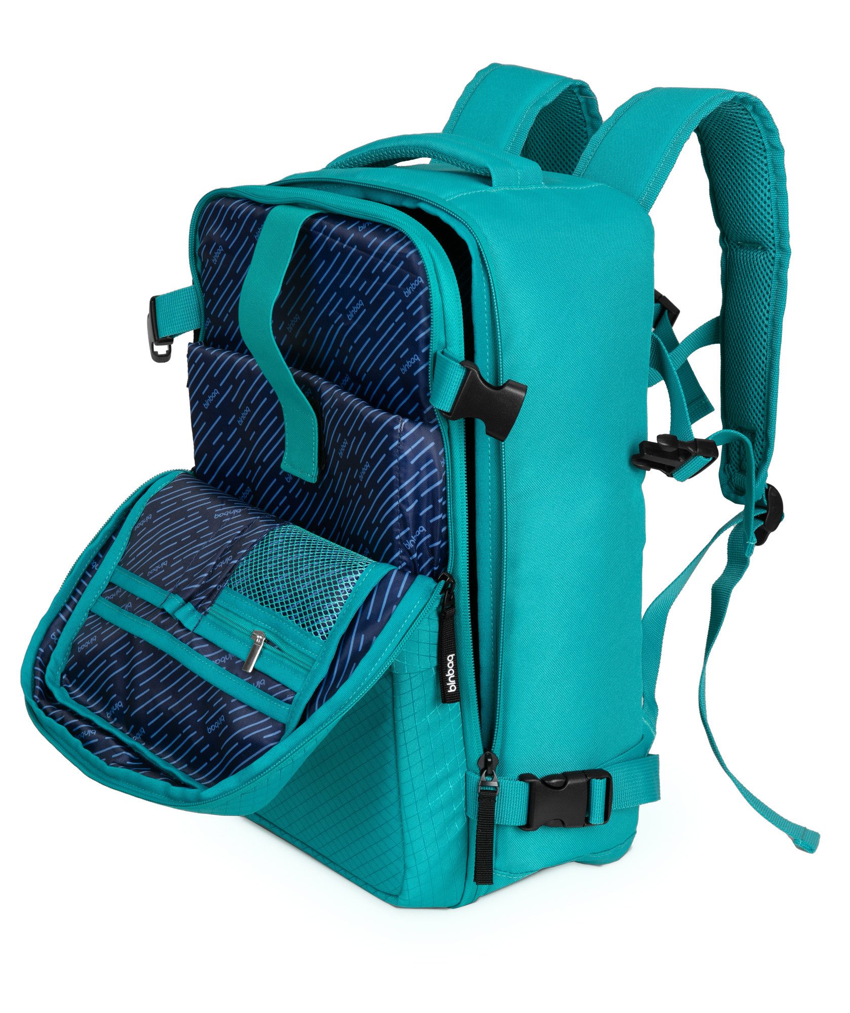 Hauptstadtkoffer Handgepäckkoffer blnbag M6, 0 Rollen, Laptop-Fach gepolstert, Secret Pocket, Brustgurt – Bild 3 von 5