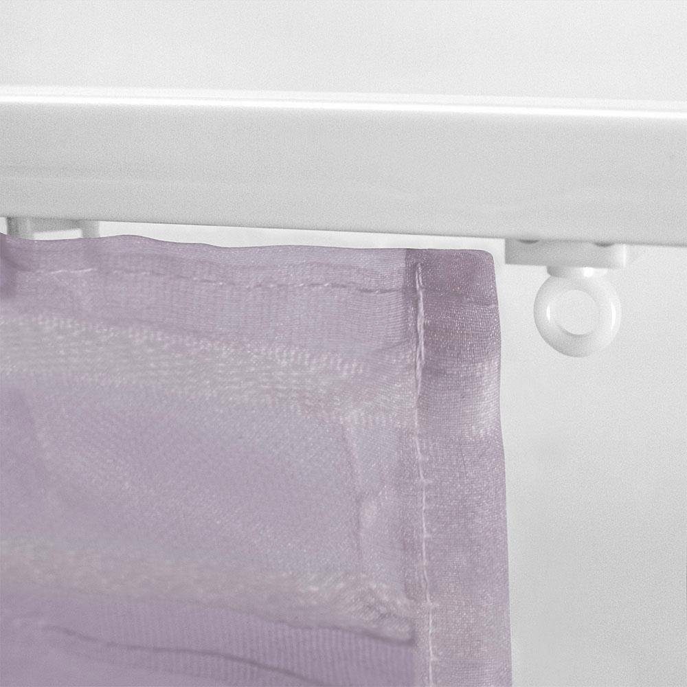 Good Life Gardinenröllchen Tianis, U-Schienen, (Set, 12-St., mit Feststeller), für U-Schienen