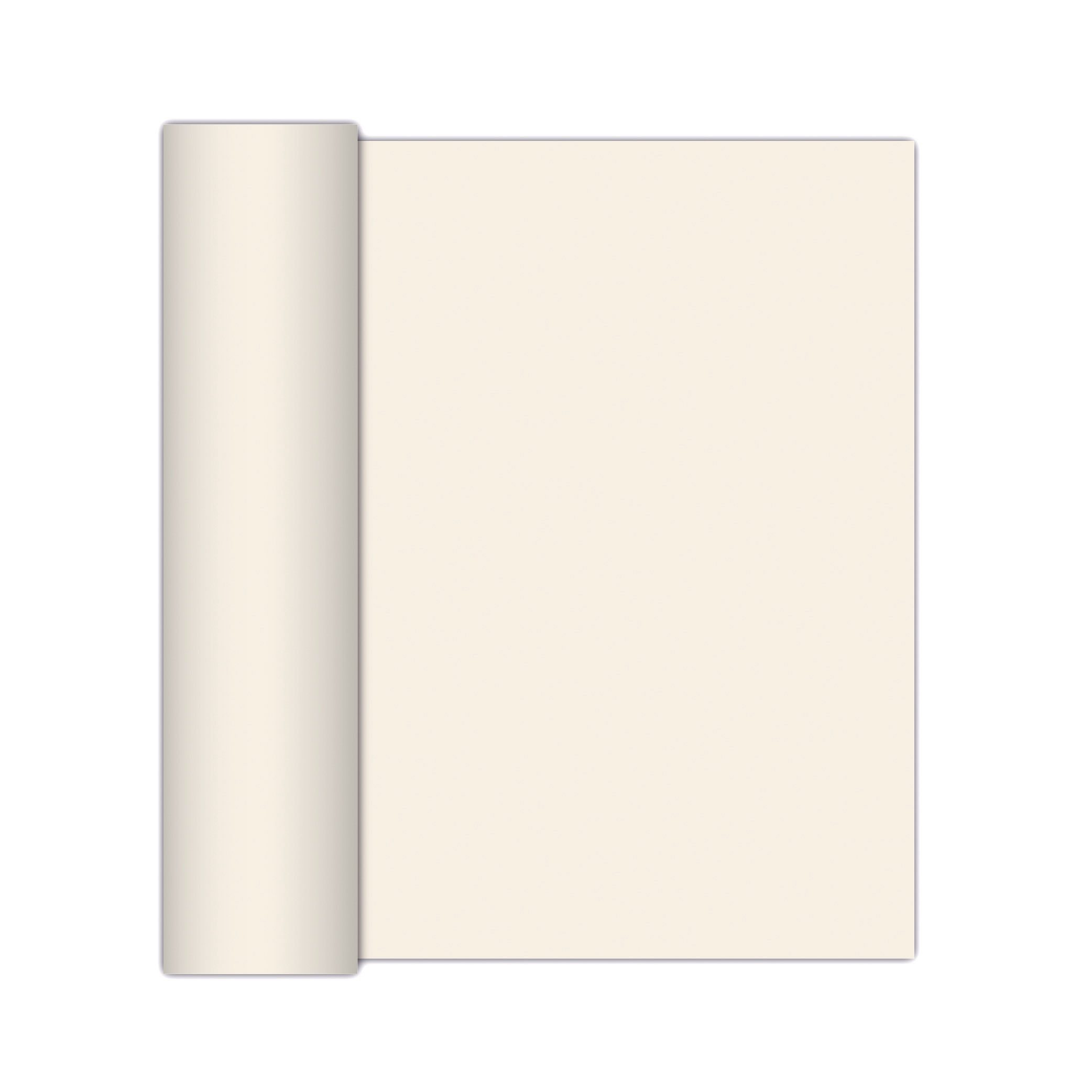 AVA Tischläufer, Tischläufer stoffähnlich 40cm x 6m Rolle Beige