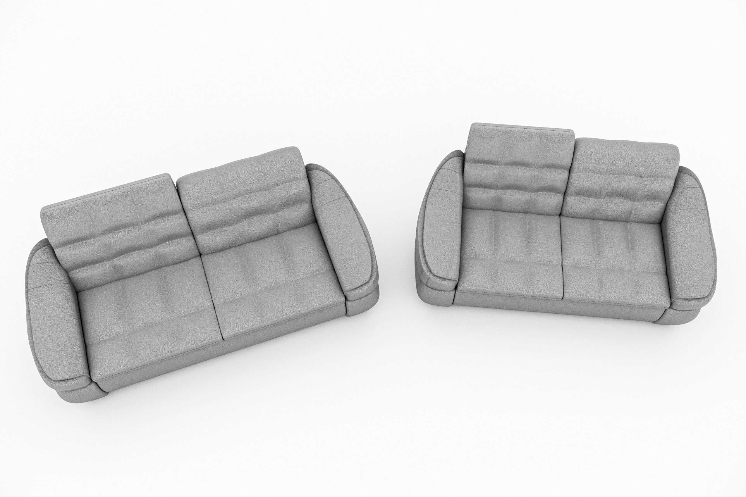 Stylefy Polstergarnitur Alisa, Sofa, 2,5-Sitzer Design, aus (2-tlg), und Modern in made 2-Sitzer Sofa bestehend Europa (Set