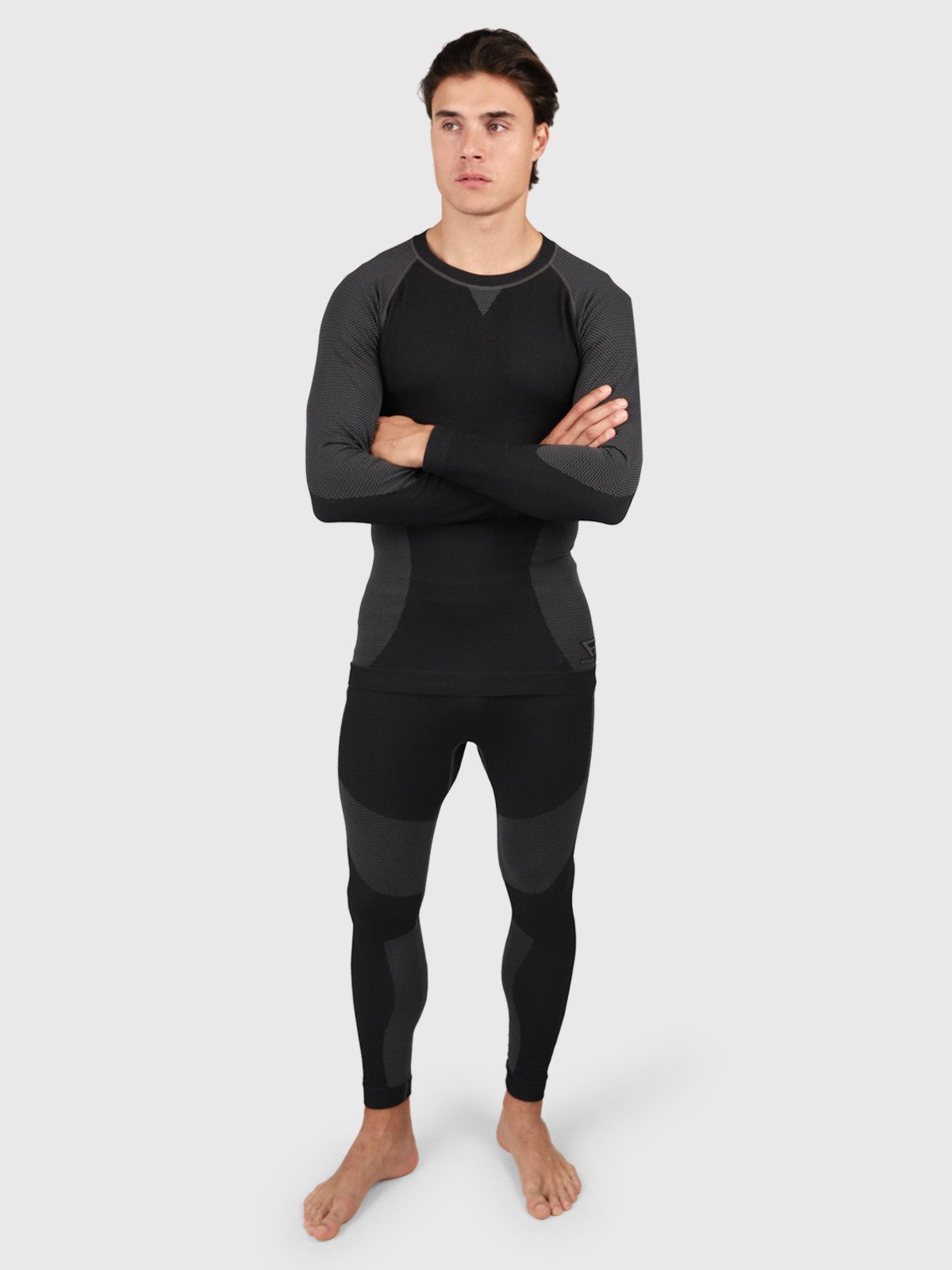 Brunotti Thermounterwäsche-Set Champoluc Men Thermo Set, 2-St., für Wintersportaktivitäten, mit Rundhalsausschnitt, atmungsaktiv