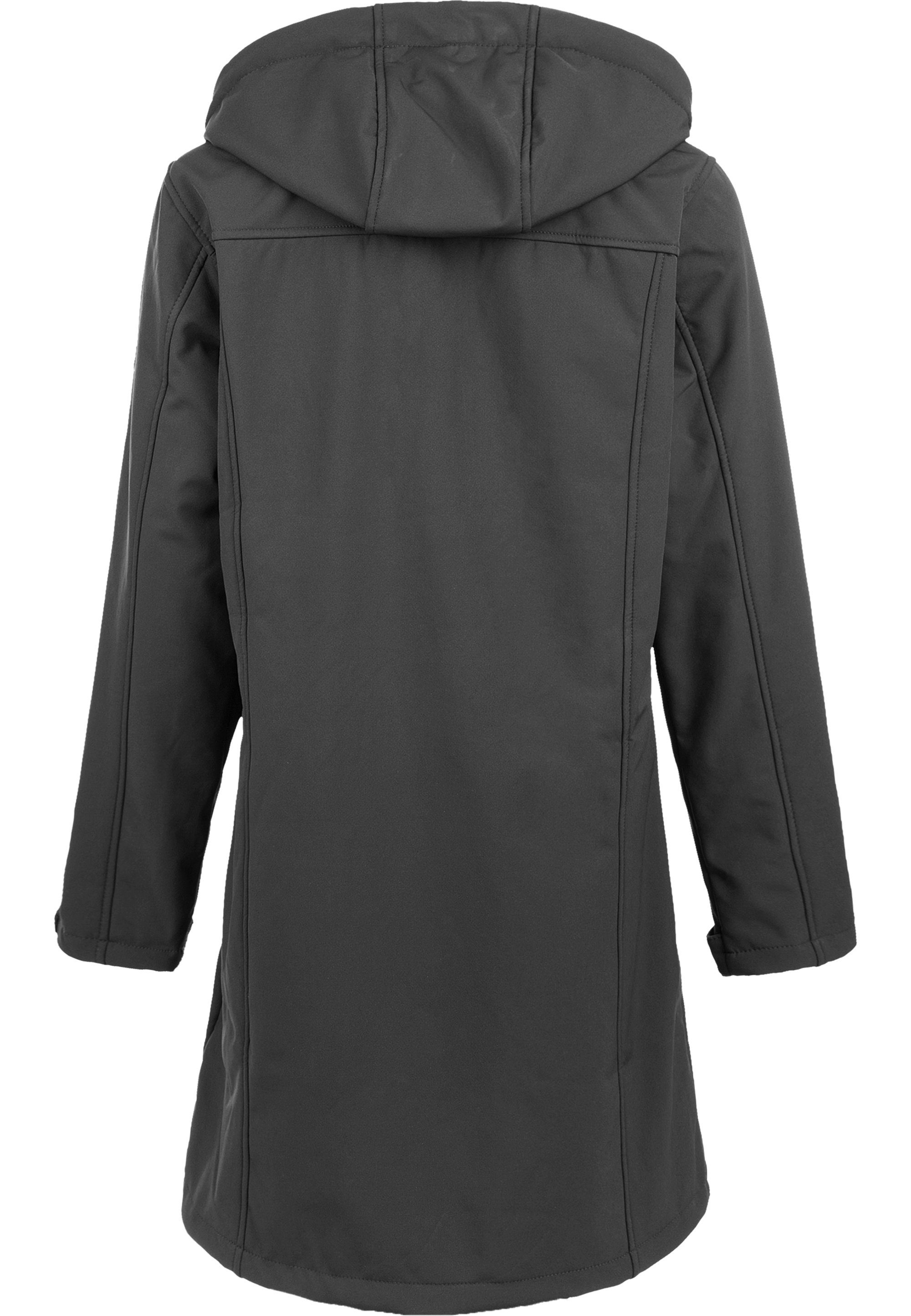 Wassersäule mm schwarz mit Softshelljacke WHISTLER ZADIE 8.000