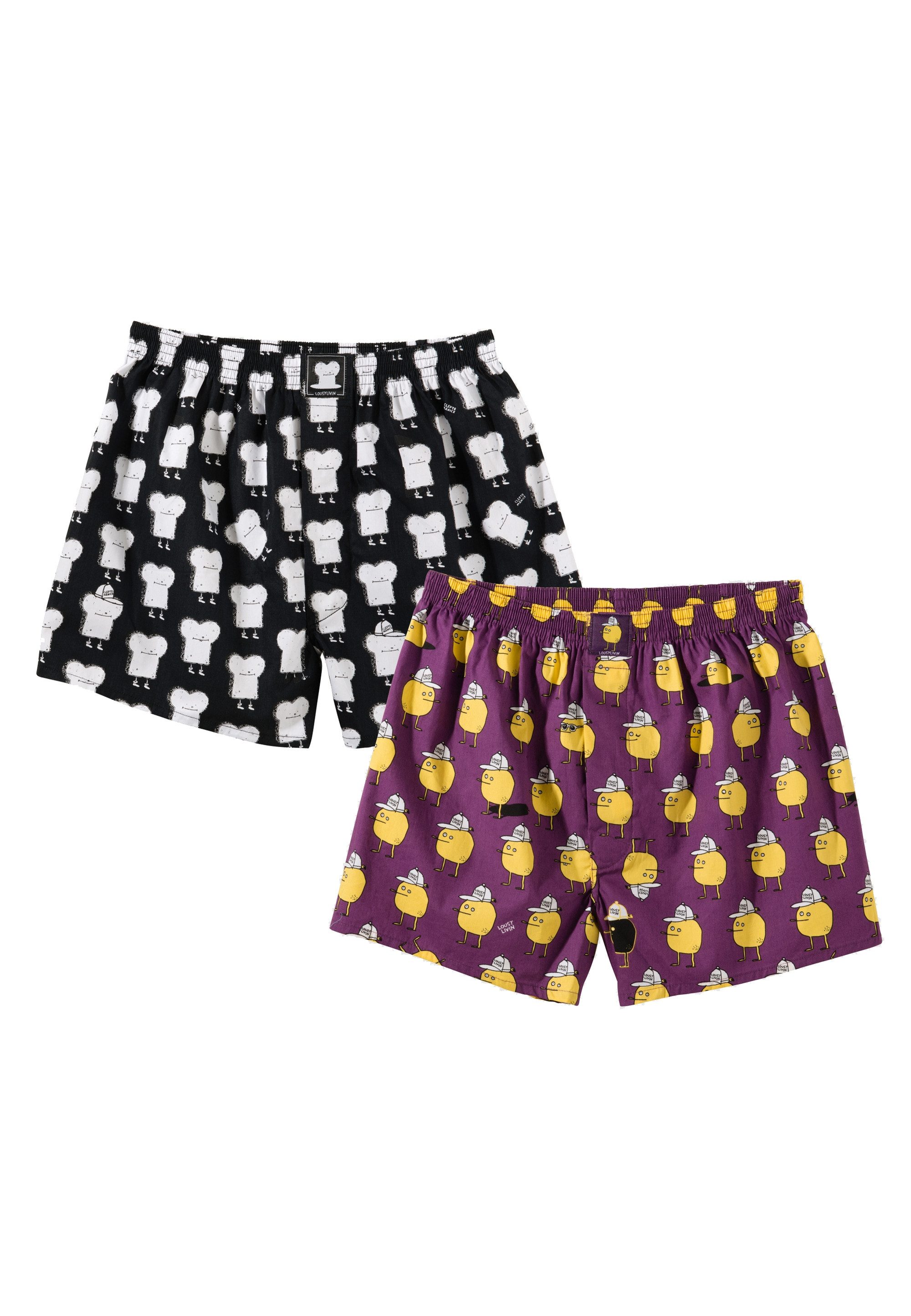 Boxershorts Toast Zitrone