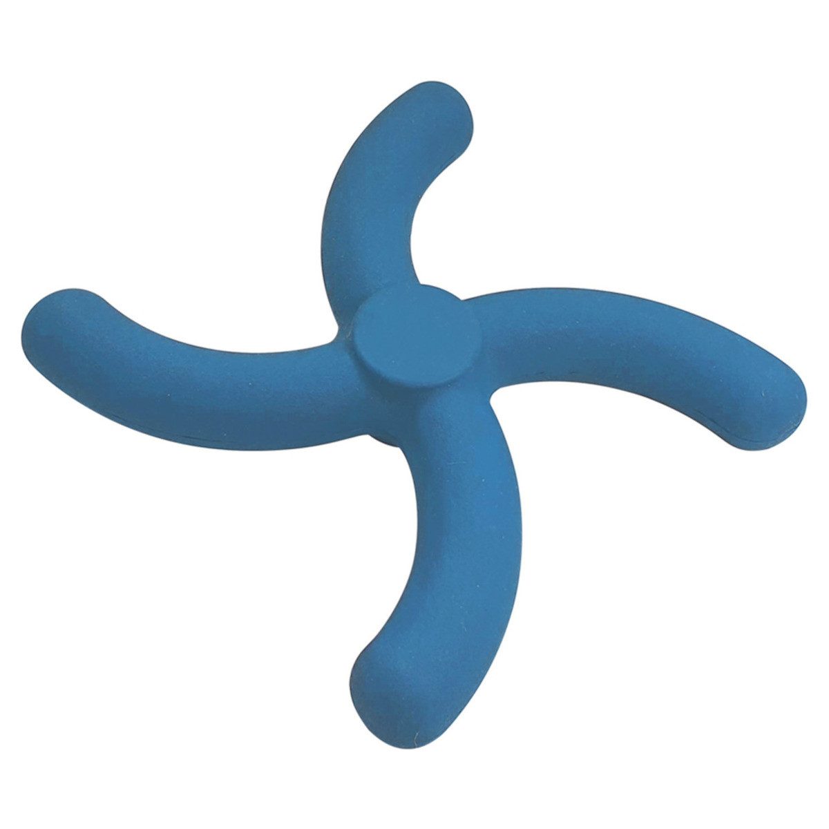 Outdoor-Spielzeug Hundespielzeug Vollgummi Boomerang blau
