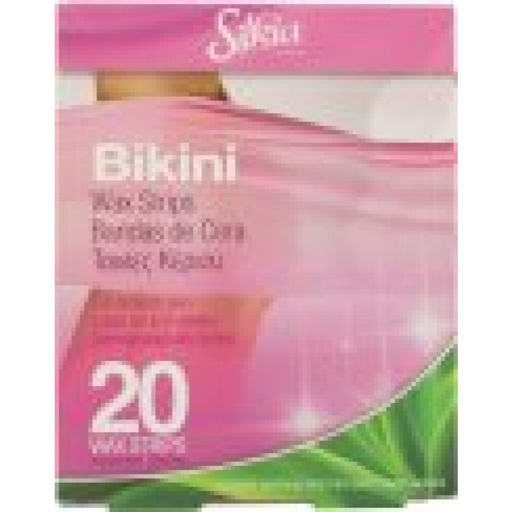 Silkia Körperpflegemittel Aloe Vera Bikini Wax Strips 20 Pieces