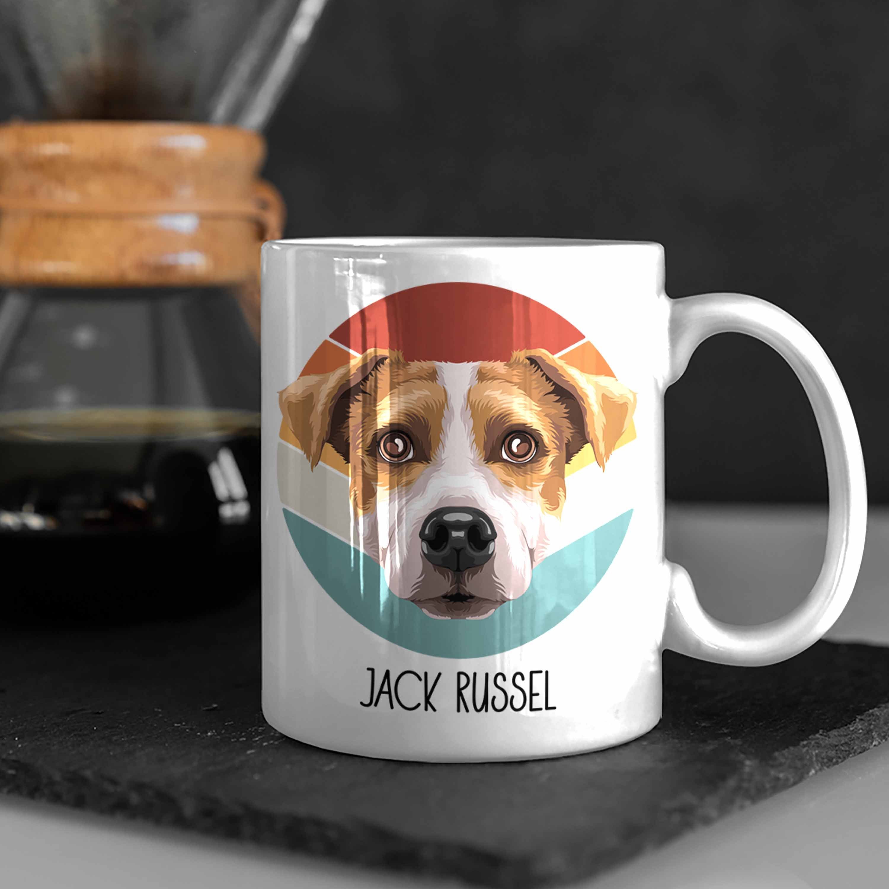 Lustiger Besitzer Geschenkidee Russel Jack Weiss Trendation Tasse Tasse Spruch Jack Geschenk