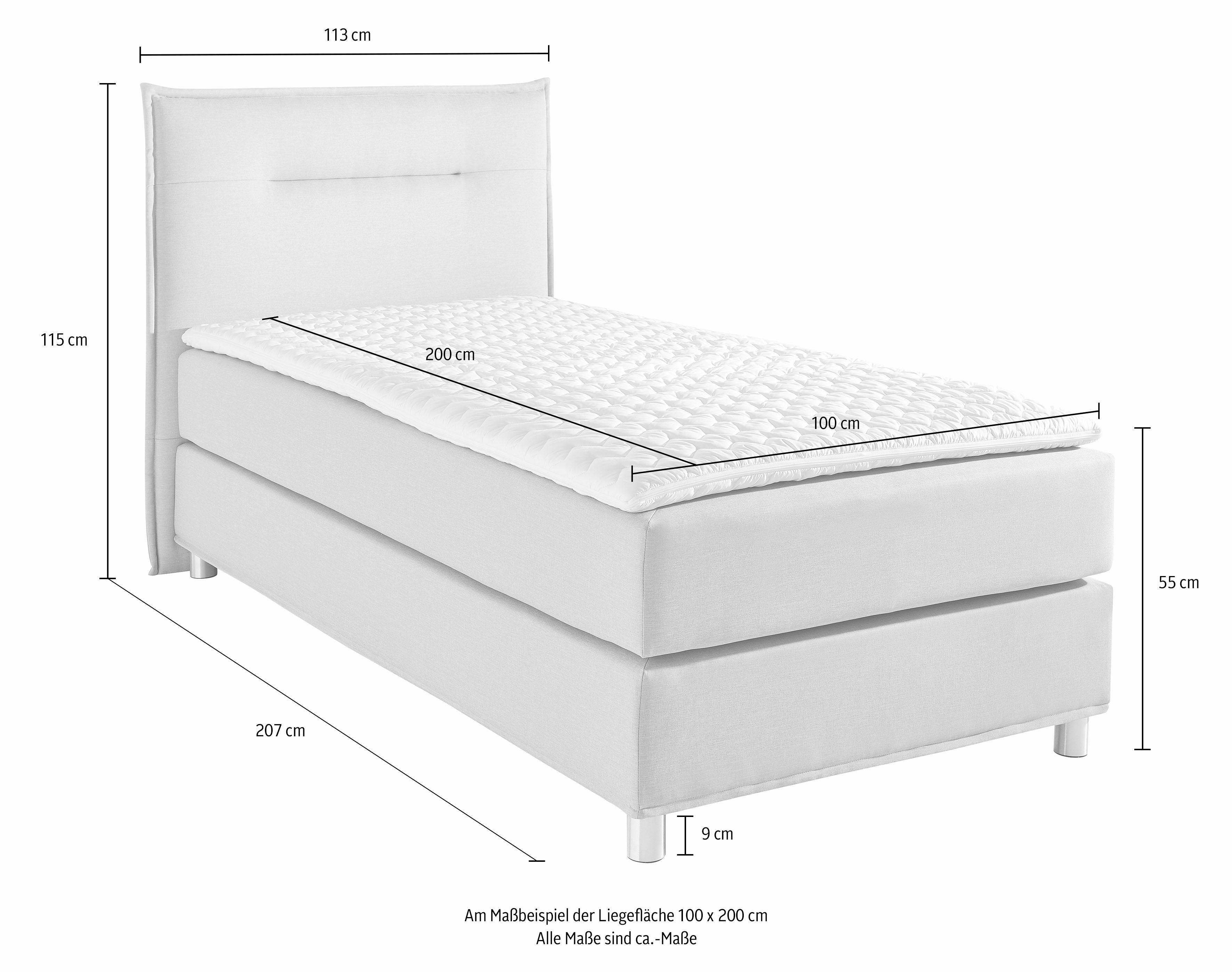 Maintal Boxspringbett, inkl. Topper günstig online kaufen