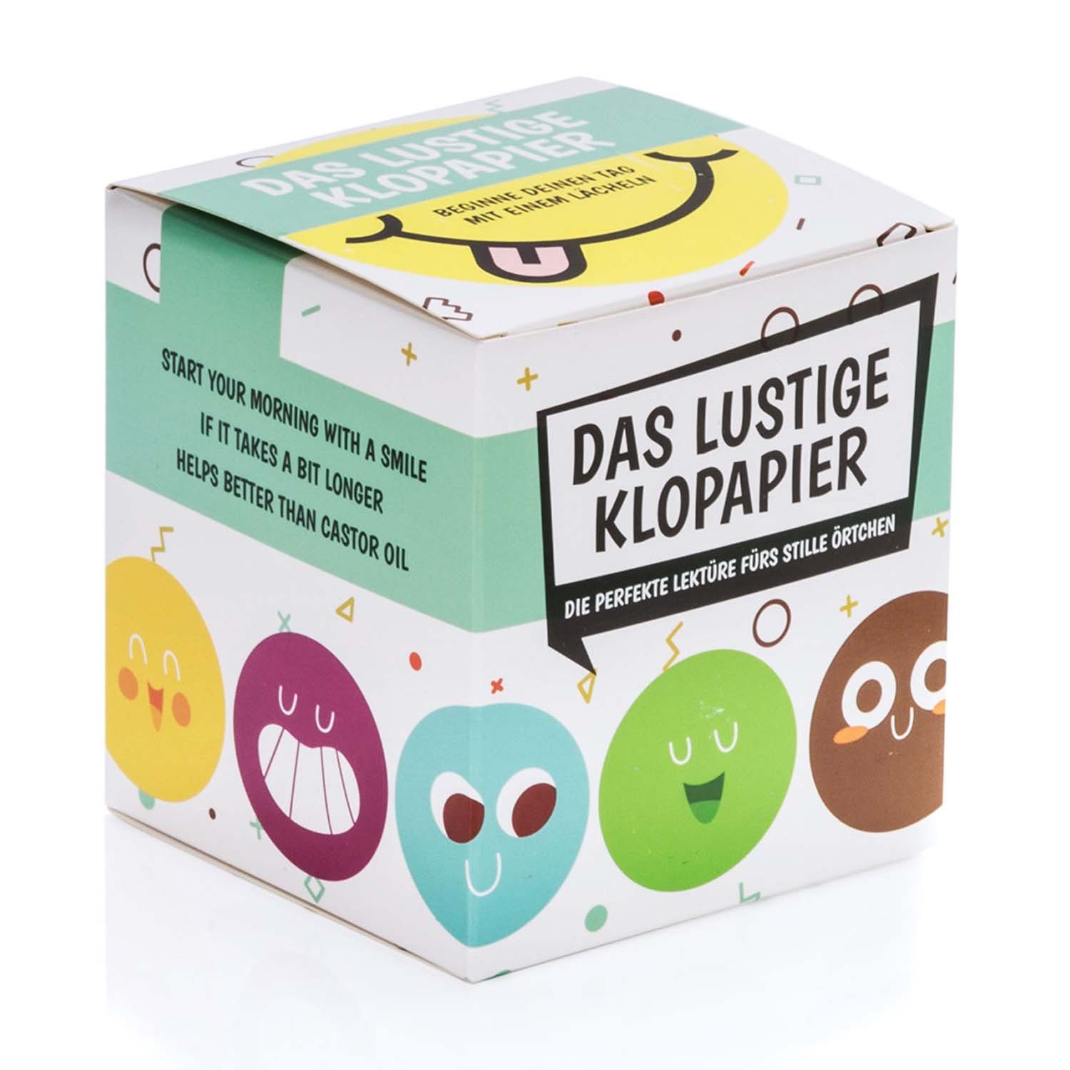 Goods+Gadgets Papierdekoration Lustiges Toilettenpapier–Fun Klopapier mit Maßband & Witzigen Sprüchen, Fun WC Toilettenpapier – Bild 5 von 5