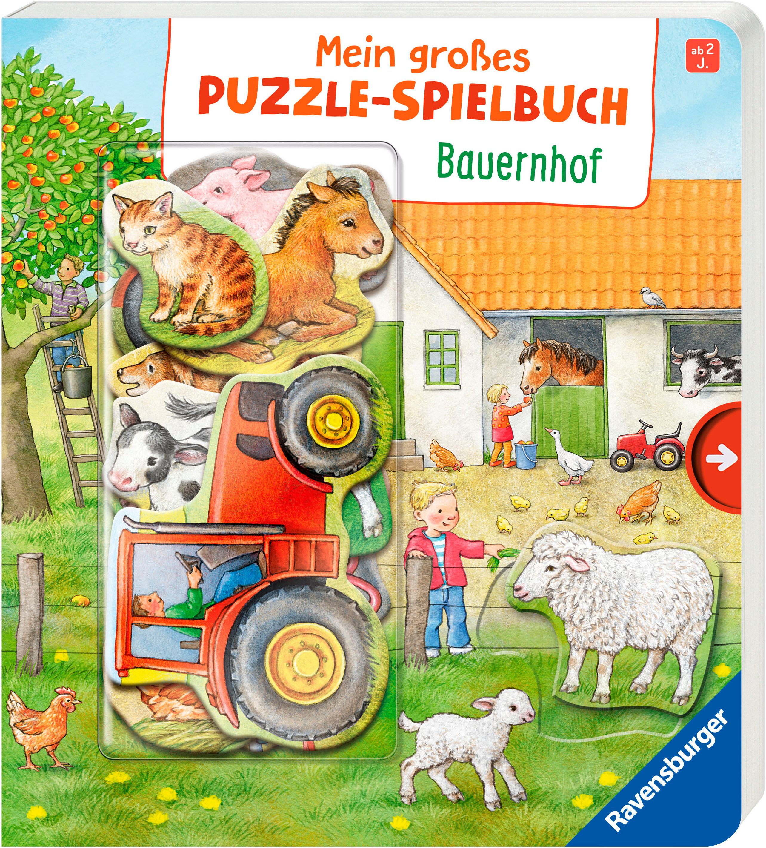 Ravensburger Buch Pappbilderbuch, Mein großes Puzzle-Spielbuch: günstig online kaufen