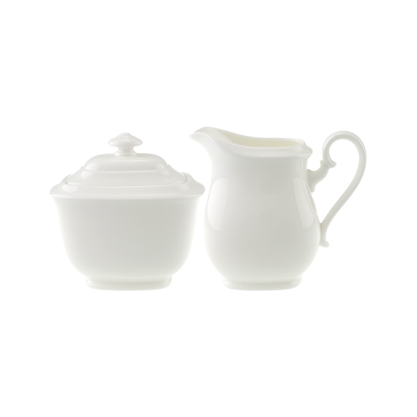 Villeroy & Boch Milch- und Zuckerset Royal Milch- und Zuckerset 2er Set (2-tlg), Porzellan