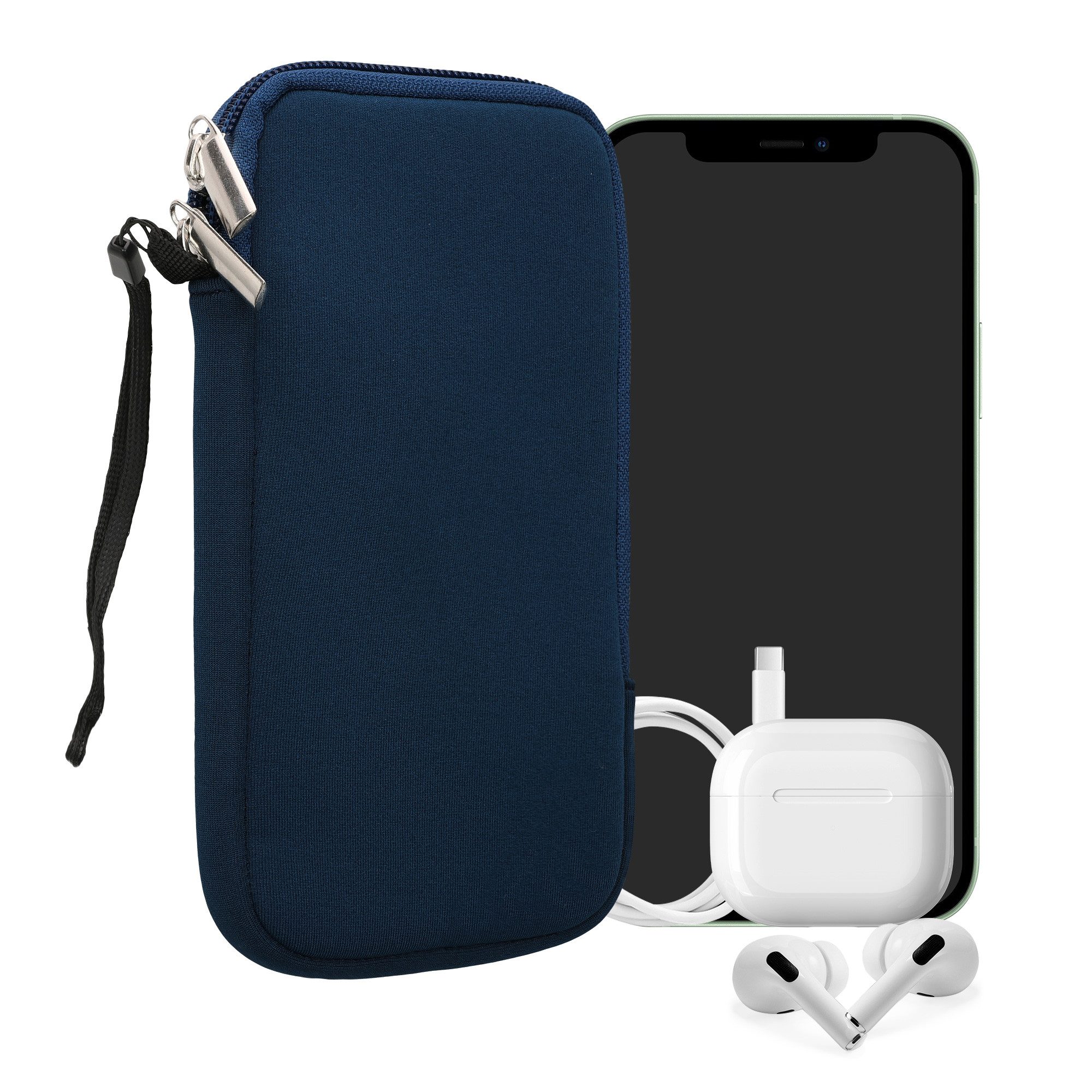 kwmobile Handytasche Handytasche für Smartphones L - 6,5" (1-tlg), Neopren Handy Hülle - Handy Tasche Sleeve Pouch