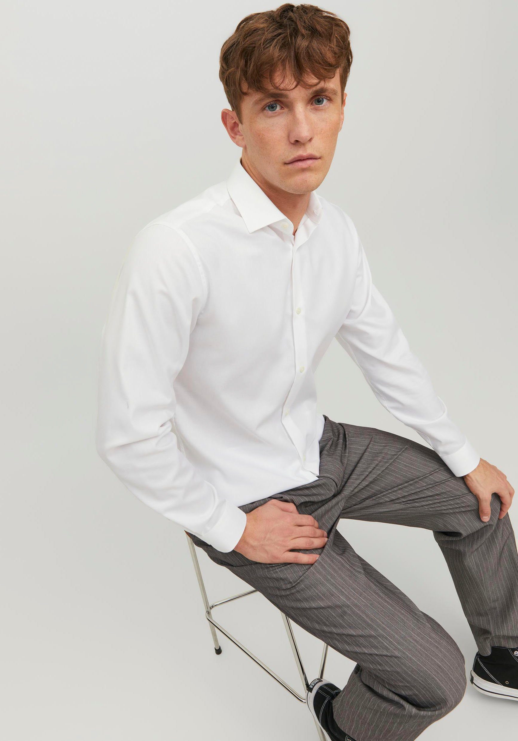 Jack & Jones Langarmhemd JPRBLAPARKER Slim Fit Hemd, atmungsaktiv, ideal fü günstig online kaufen