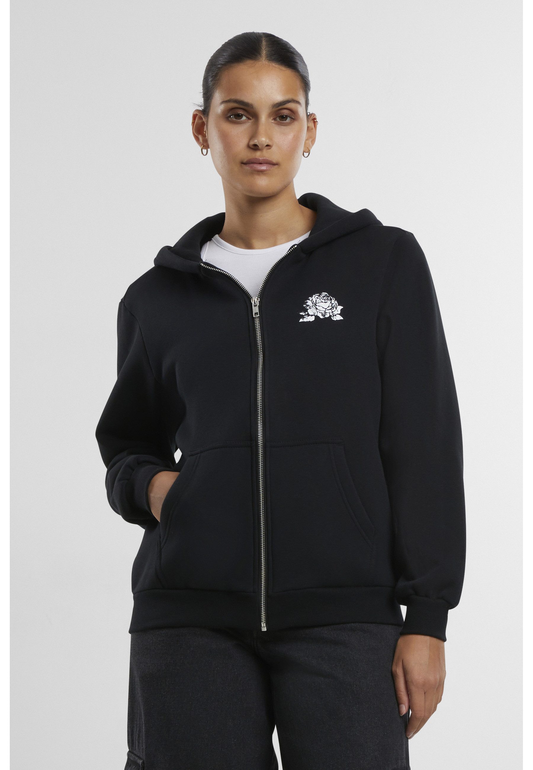 Miss Tee Sweatjacke Miss Tee Romantic Dreamers Ladies Fluffy Zip Hoody