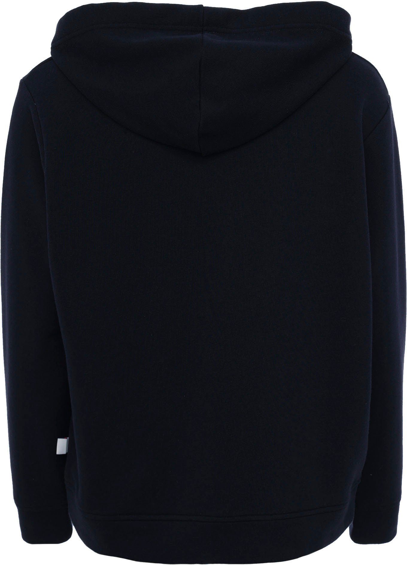 Zwillingsherz Sweatshirt Smile breite Bänder, V-Ausschnitt, Details in neonfarben, Kapuze, Langarm