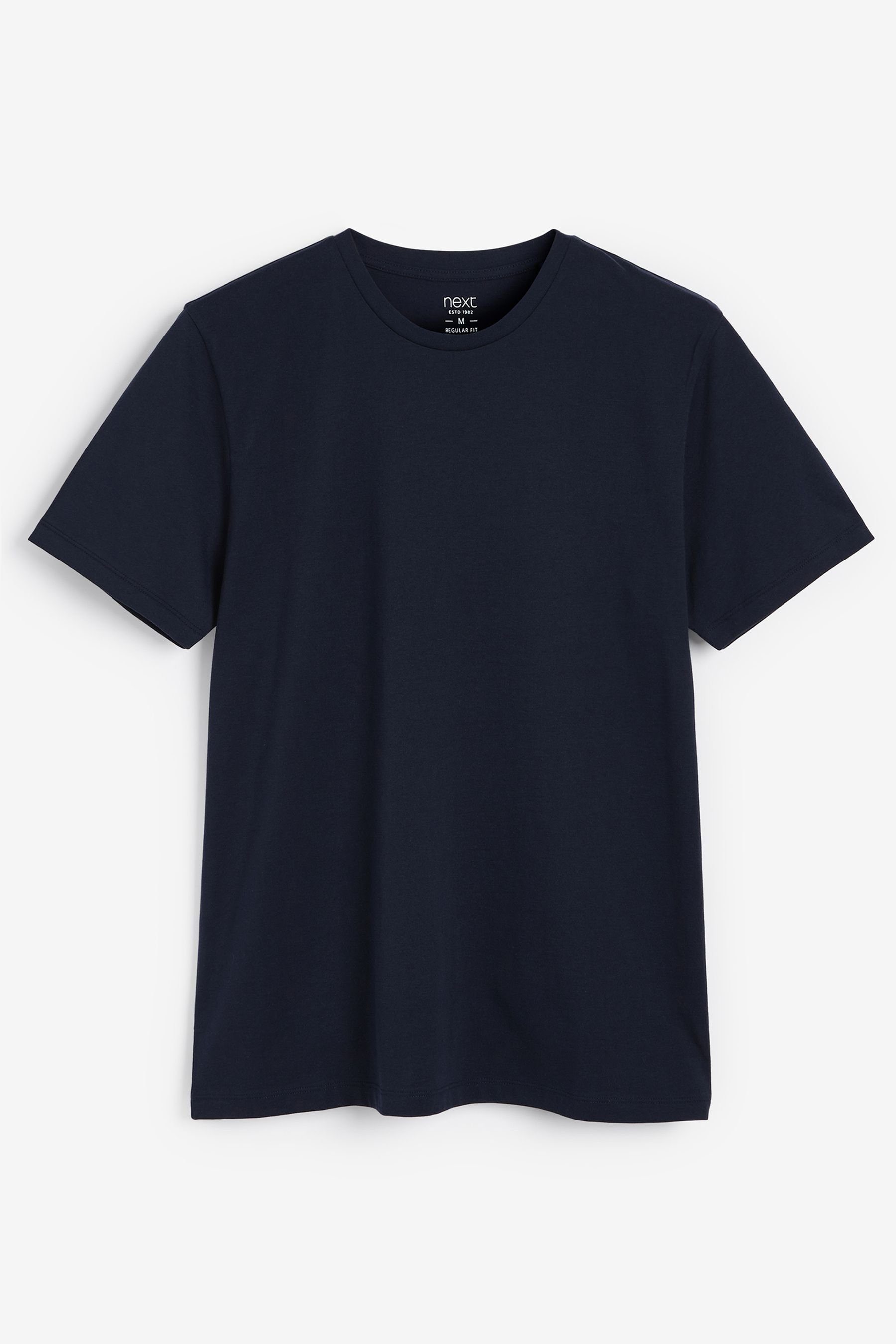 T-Shirt Black/Charcoal Next (7-tlg) Grey/White/Grey Marl/Navy/Blue