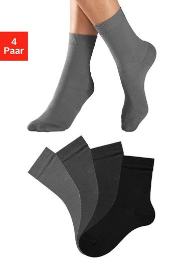 H.I.S Socken (4-Paar) in unterschiedlichen Farbzusammenstellungen