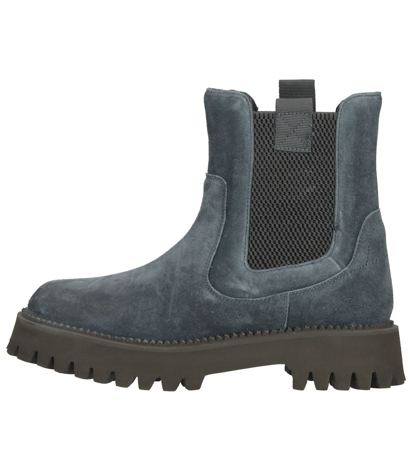 grau 047011 Stiefelette Ara Veloursleder/Textil Stiefelette