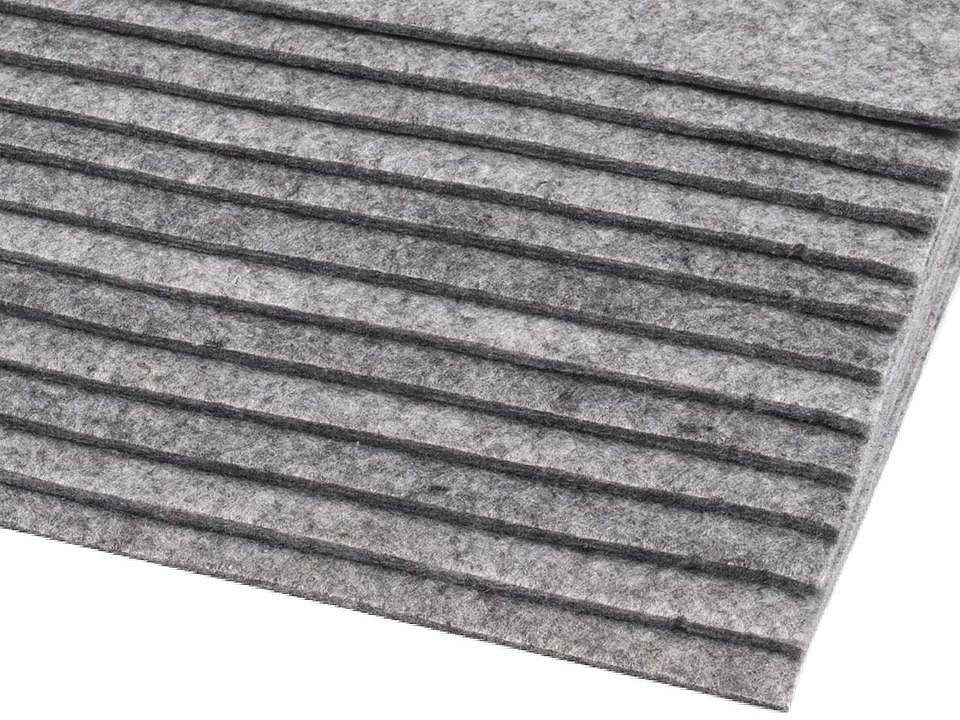 Schnoschi Bastelfilz 12 Filzplatten Bastelfilz Filz Farbmix 2-3 mm dick DIN A4 20x30 cm