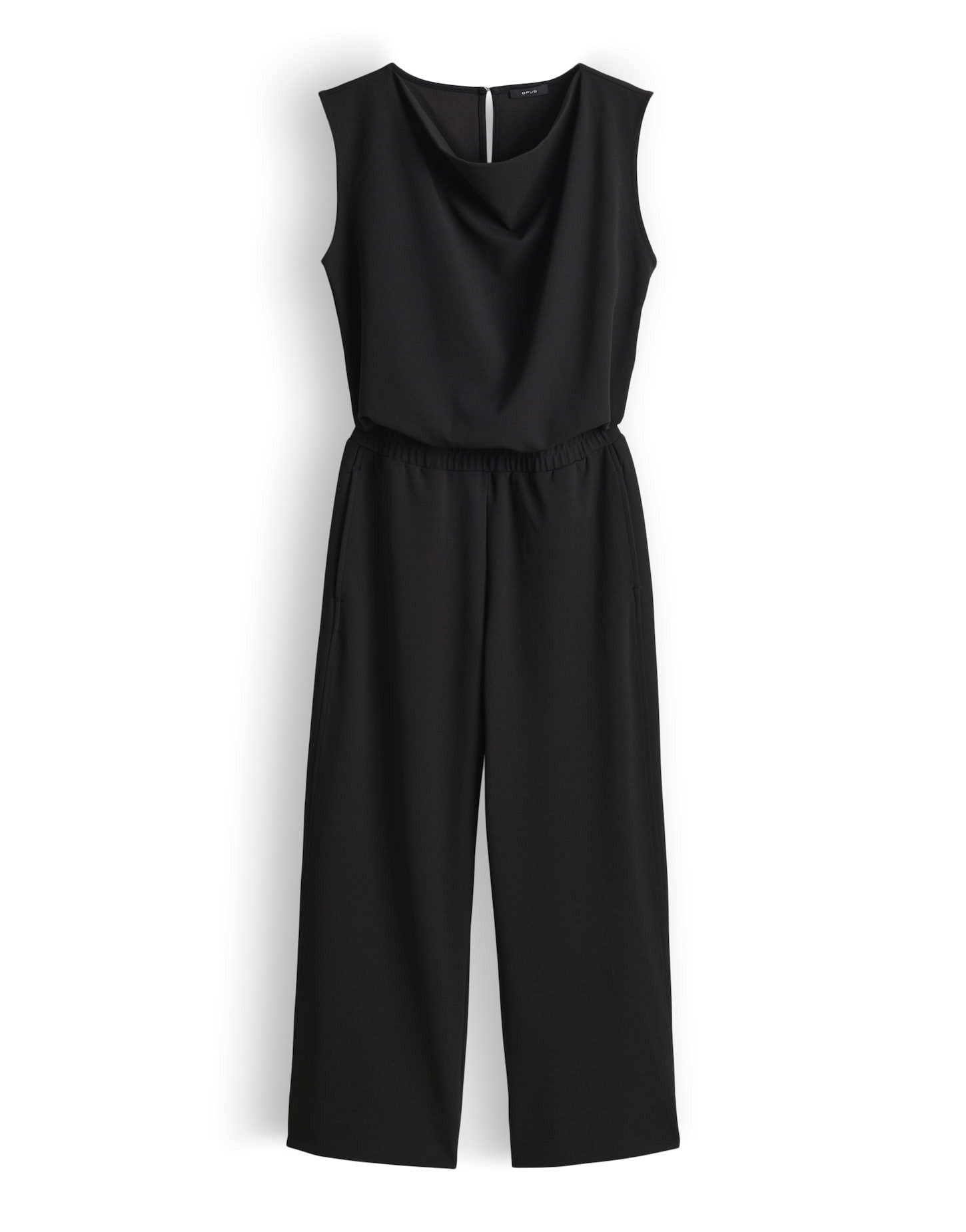 OPUS Jumpsuit Mefiza oasis aus Jersey mit Crepe Optik Vorverlegte Nähte geben dem Look moderne Dynamik