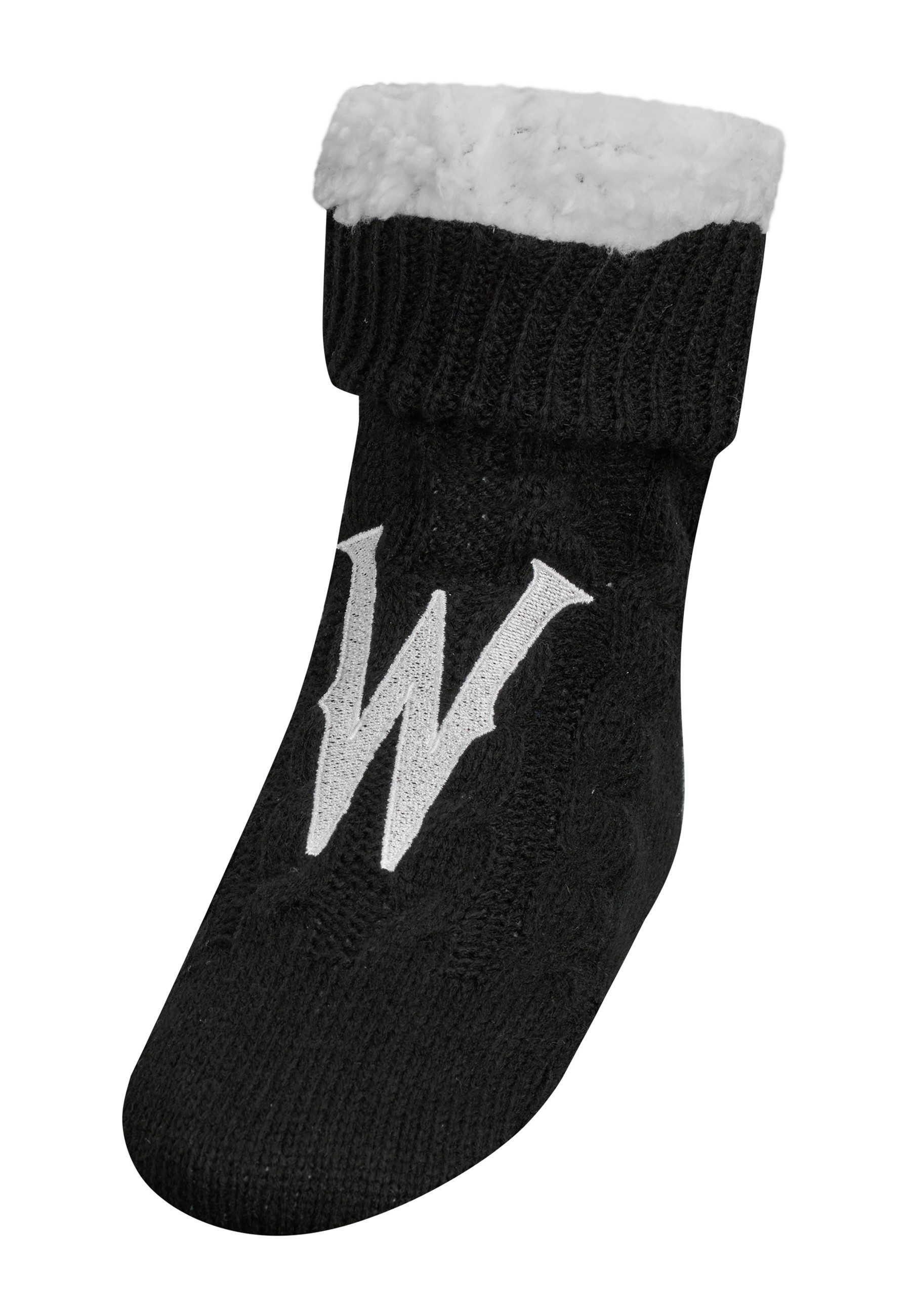 ONOMATO! ABS-Socken Hausschuh-Socken Kuschelsocken Stopper-Socken Wednesday